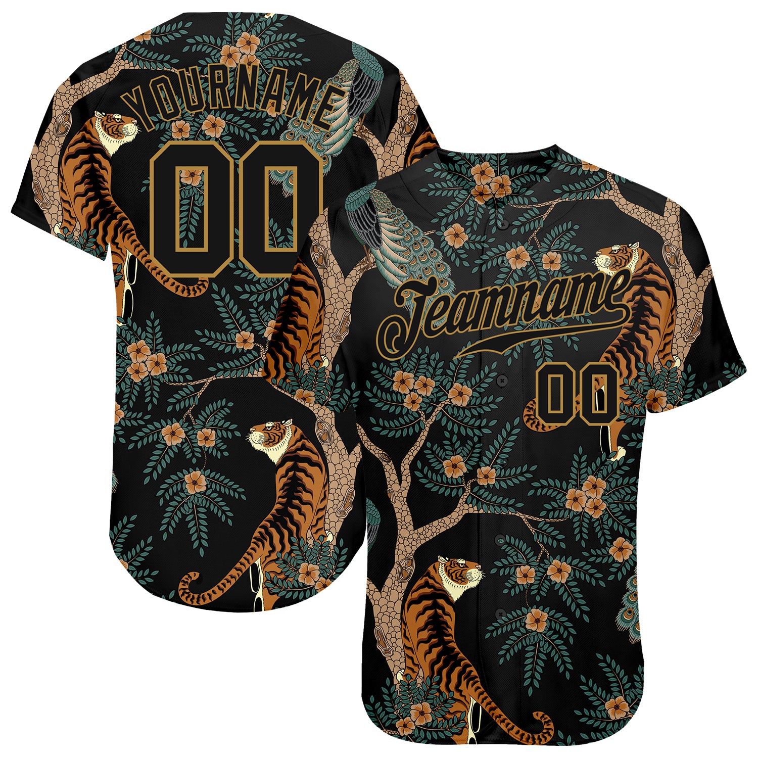 custom tigers jersey