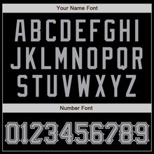 Charger l&#39;image dans la galerie, Custom Black Gray-White Authentic Baseball Jersey
