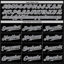 Charger l&#39;image dans la galerie, Custom Black Gray-White Authentic Baseball Jersey
