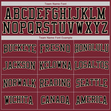 Load image into Gallery viewer, Custom Stitched Burgundy White-Cream Sports Pullover Sweatshirt Hoodie
