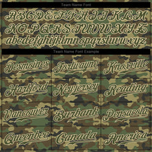 Laden Sie das Bild in den Galerie-Viewer, Custom Camo Olive-Cream Authentic Salute To Service Baseball Jersey
