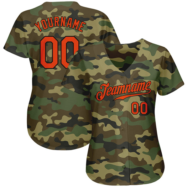 Camo baseball jersey sales