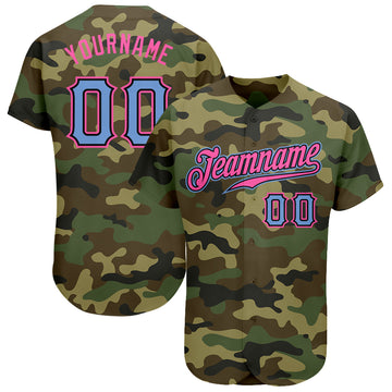 Full Button Custom Camo Baseball Jerseys for Youth Adult | YoungSpeeds