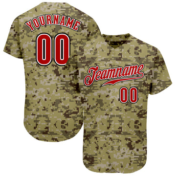Custom Stitched Camo Baseball Jerseys Women's Men's Youth – CustomJerseysPro