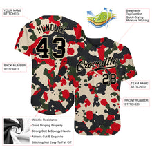 Laden Sie das Bild in den Galerie-Viewer, Custom Camo Black-Cream Authentic Salute To Service Baseball Jersey
