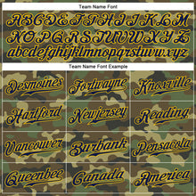 Charger l&#39;image dans la galerie, Custom Camo Navy-Gold Authentic Salute To Service Baseball Jersey
