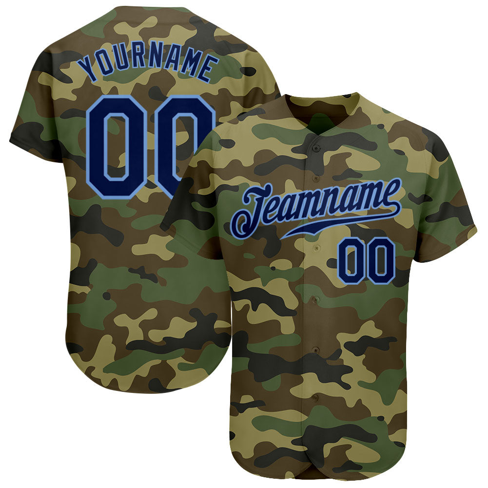 navy blue camo jersey