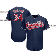 Загрузить изображение в средство просмотра галереи, Custom Navy Red-White Baseball Jersey
