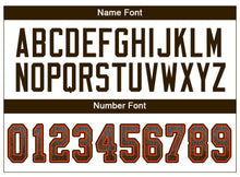 Charger l&#39;image dans la galerie, Custom Gray Brown-Orange Mesh Drift Fashion Football Jersey
