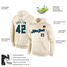 Load image into Gallery viewer, Custom Stitched Cream Hunter Green-Royal Sports Pullover Sweatshirt Hoodie
