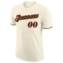 Загрузить изображение в средство просмотра галереи, Custom Cream Black-Old Gold Performance T-Shirt
