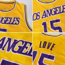 Load image into Gallery viewer, Custom Gold Hunter Green-Navy Authentic Throwback Basketball Jersey
