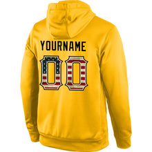 Laden Sie das Bild in den Galerie-Viewer, Custom Stitched Gold Vintage USA Flag-Cream Sports Pullover Sweatshirt Hoodie
