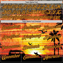 Загрузить изображение в средство просмотра галереи, Custom Graffiti Pattern Gold-Brown 3D Beach Authentic Baseball Jersey
