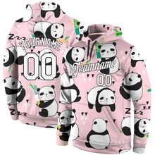 Загрузить изображение в средство просмотра галереи, Custom Stitched Graffiti Pattern White-Black 3D Panda Sports Pullover Sweatshirt Hoodie
