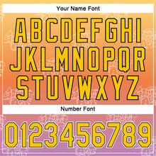 Charger l&#39;image dans la galerie, Custom Graffiti Pattern Gold-Black 3D Authentic Baseball Jersey
