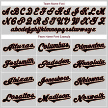 Load image into Gallery viewer, Custom Gray Black-City Cream Authentic Baseball Jersey
