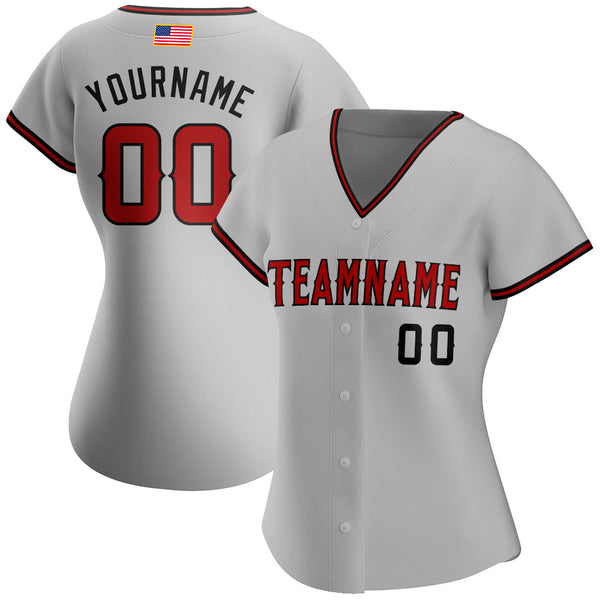 Custom Red White-Black Baseball Jersey – CustomJerseysPro