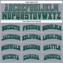 Load image into Gallery viewer, Custom Gray Kelly Green-Black Authentic Drift Fashion Baseball Jersey
