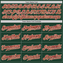 Load image into Gallery viewer, Custom Green Camo-Red Authentic Baseball Jersey
