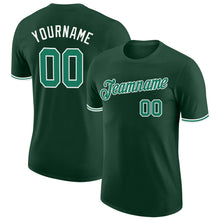 Charger l&#39;image dans la galerie, Custom Green Kelly Green-White Performance T-Shirt
