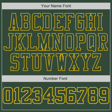 Загрузить изображение в средство просмотра галереи, Custom Stitched Green Green-Gold Sports Pullover Sweatshirt Hoodie
