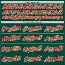Load image into Gallery viewer, Custom Hunter Green Camo-Cream Authentic Throwback Basketball Jersey
