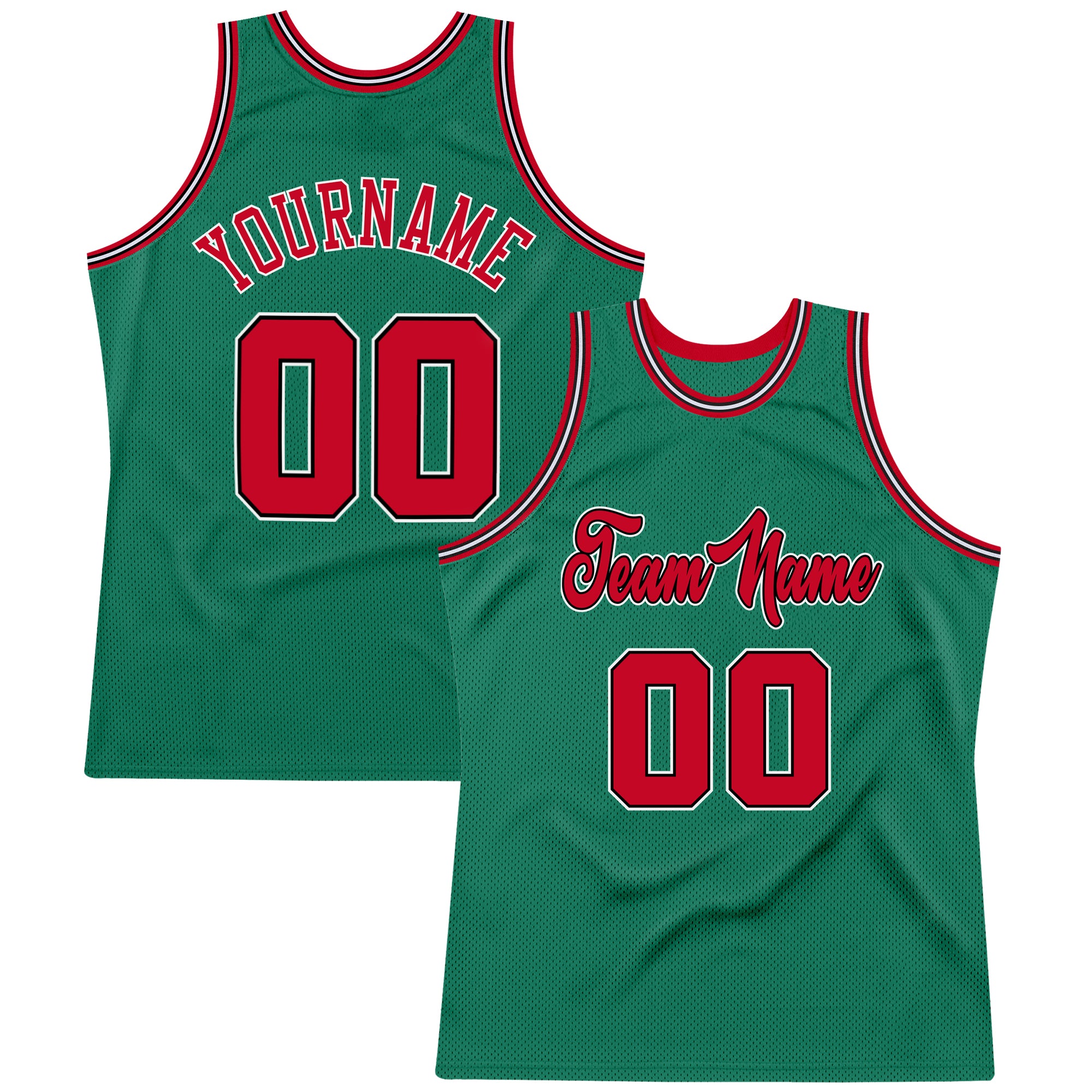 Custom Kelly Green Basketball Jerseys, Basketball Uniforms For