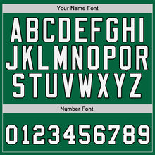 Laden Sie das Bild in den Galerie-Viewer, Custom Kelly Green White-Black Authentic Baseball Jersey
