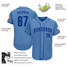 Laden Sie das Bild in den Galerie-Viewer, Custom Light Blue Royal Authentic Baseball Jersey
