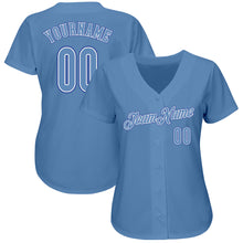 Load image into Gallery viewer, Custom Light Blue Light Blue-Royal Authentic Baseball Jersey
