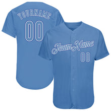 Load image into Gallery viewer, Custom Light Blue Light Blue-Royal Authentic Baseball Jersey
