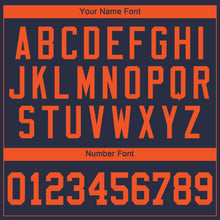 Загрузить изображение в средство просмотра галереи, Custom Navy Orange Performance T-Shirt

