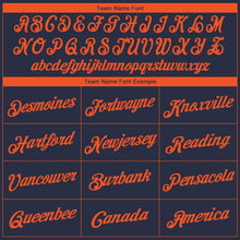 Загрузить изображение в средство просмотра галереи, Custom Navy Orange Performance T-Shirt
