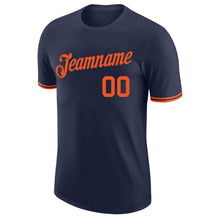 Загрузить изображение в средство просмотра галереи, Custom Navy Orange Performance T-Shirt
