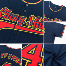 Laden Sie das Bild in den Galerie-Viewer, Custom Navy Gray-Teal Authentic Baseball Jersey
