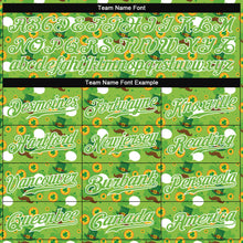 Laden Sie das Bild in den Galerie-Viewer, Custom Neon Green Brown-Gold 3D Pattern Design Authentic St. Patrick&#39;s Day Baseball Jersey
