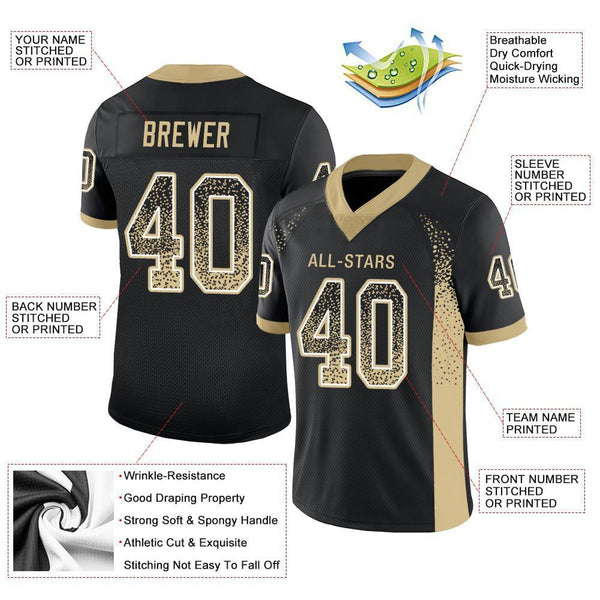 Vegas gold top football jersey