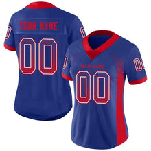 Load image into Gallery viewer, Custom Royal Scarlet-White Mesh Drift Fashion Football Jersey
