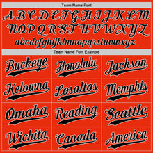 Laden Sie das Bild in den Galerie-Viewer, Custom Orange Black-White Authentic Baseball Jersey
