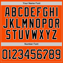 Charger l&#39;image dans la galerie, Custom Orange Black-White Authentic Baseball Jersey
