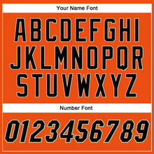Laden Sie das Bild in den Galerie-Viewer, Custom Orange Black-Old Gold Authentic Baseball Jersey
