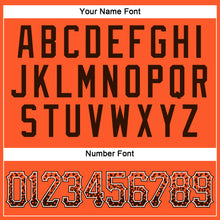 Load image into Gallery viewer, Custom Orange Brown-White Authentic Drift Fashion Baseball Jersey

