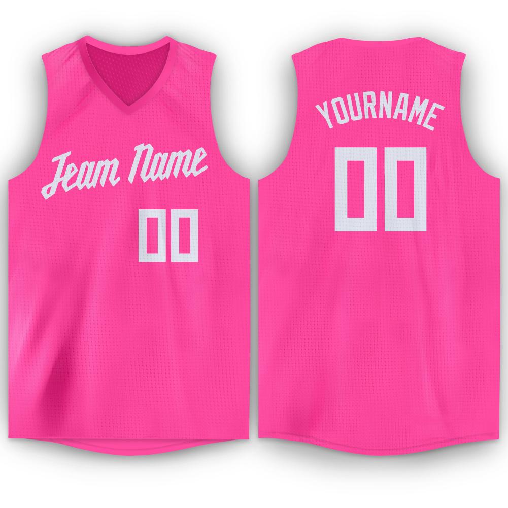 pink basketball jersey design