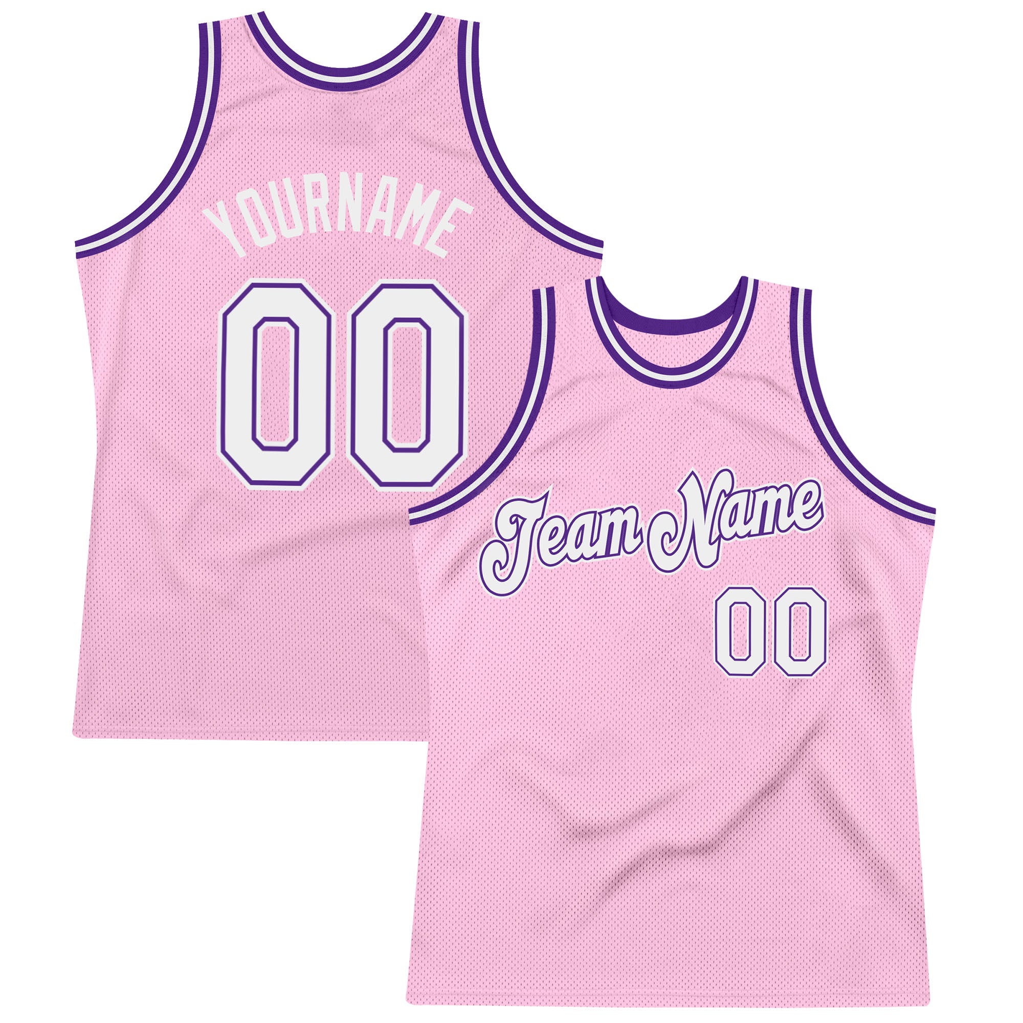 Custom Navy Pink-Neon Green Authentic Throwback Basketball Jersey Discount