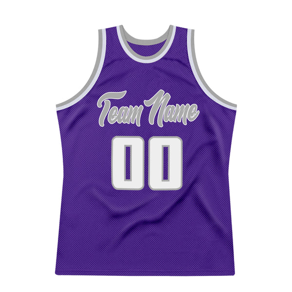 Sale Build Gold Basketball Authentic White Throwback Jersey Purple –  CustomJerseysPro