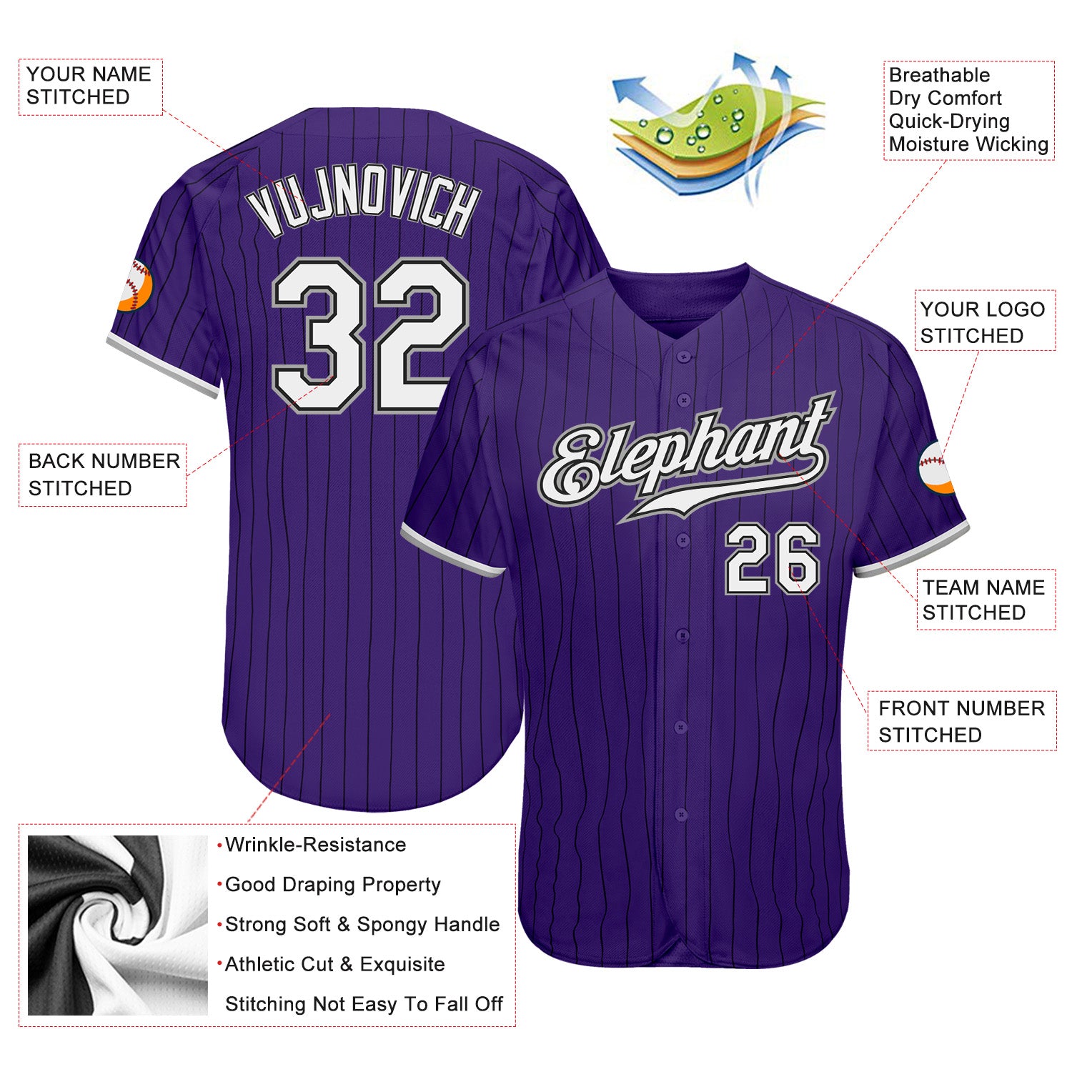 Custom Rockies Full Button Baseball Jerseys