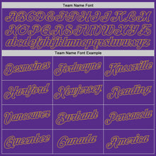 Laden Sie das Bild in den Galerie-Viewer, Custom Purple Purple-Old Gold Performance T-Shirt
