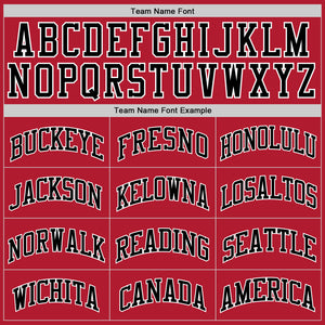 Custom Stitched Red Black-White Sports Pullover Sweatshirt Hoodie