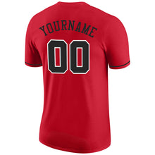 Load image into Gallery viewer, Custom Red Black-White Performance T-Shirt
